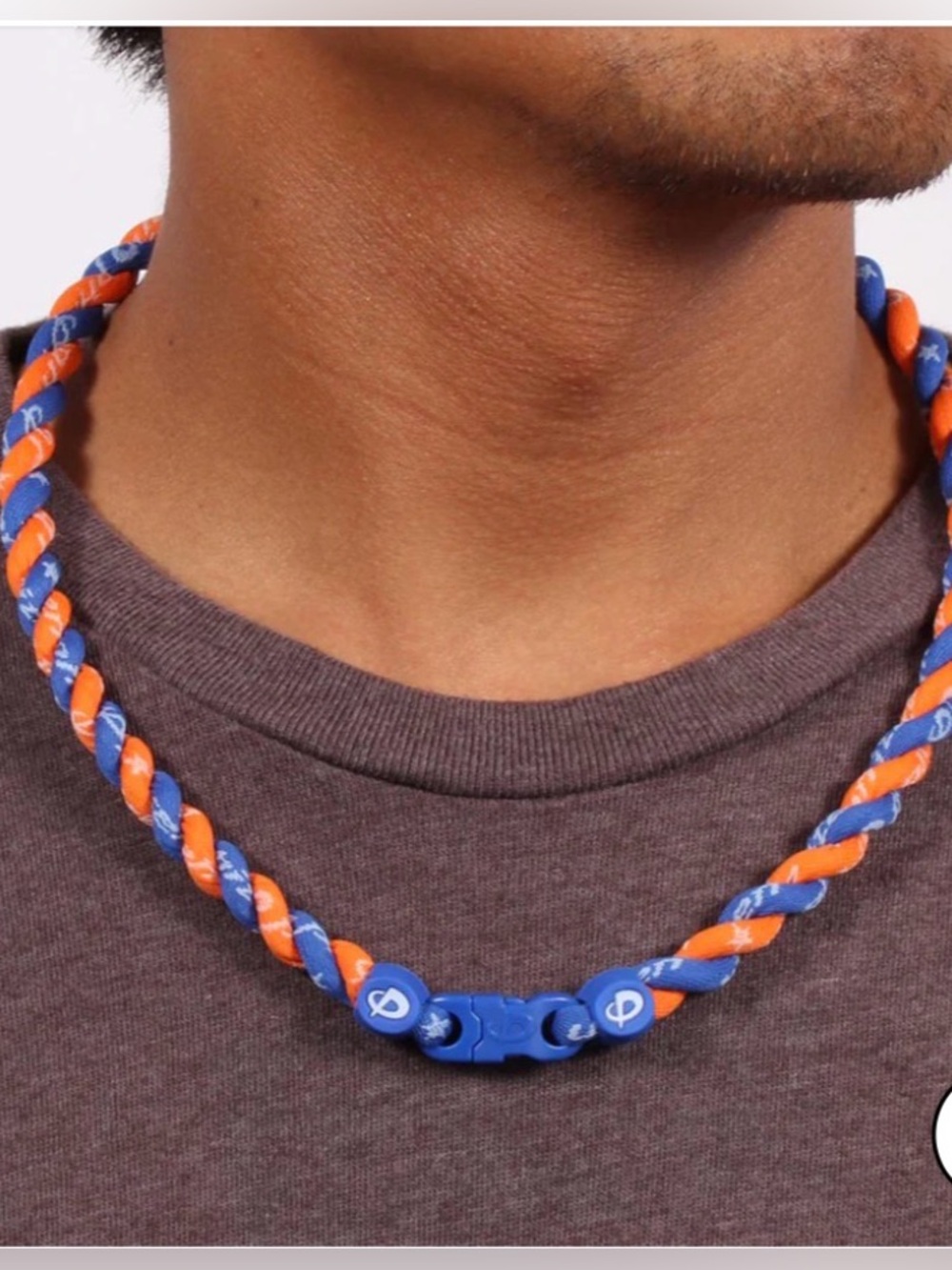 NWOT Phiten Tornado Titanium Sports Necklace 18” Baseball